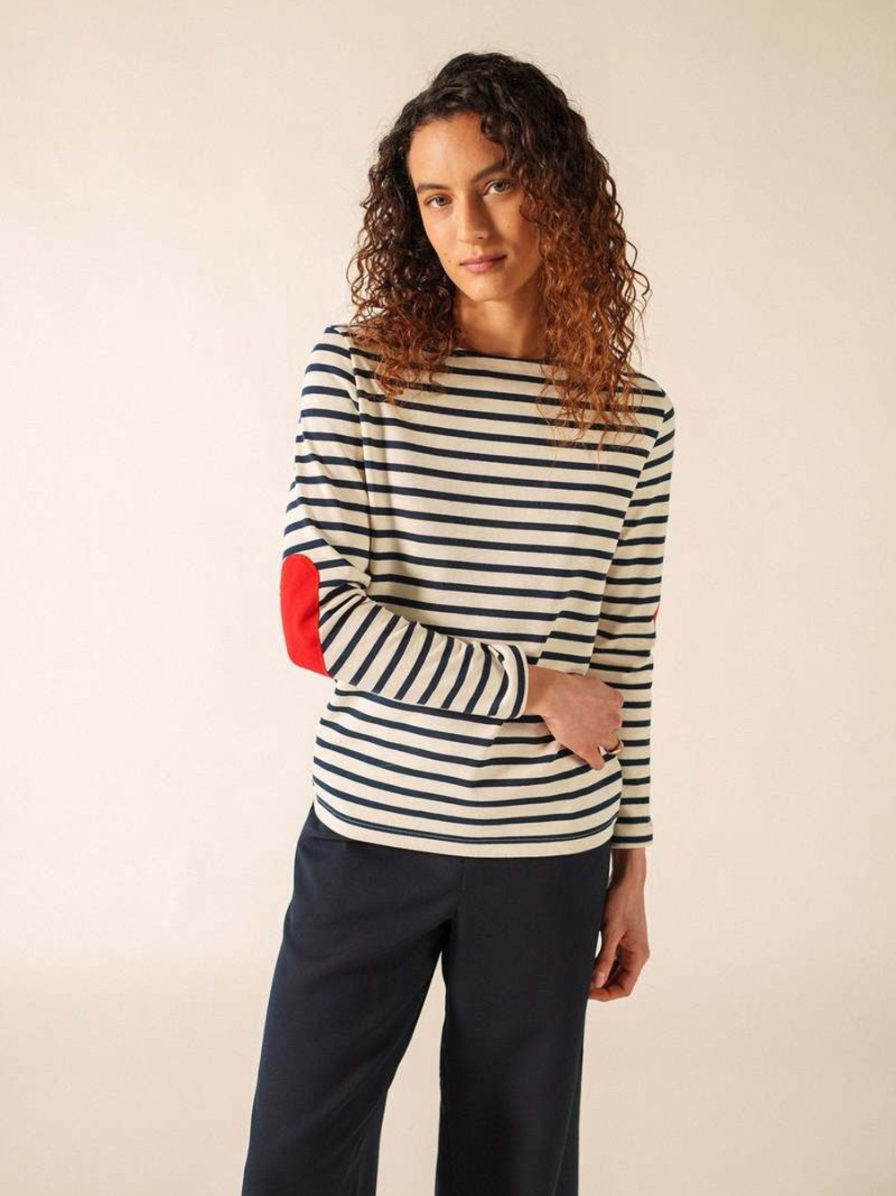 Saint James USA Vaujany Heart Breton Top